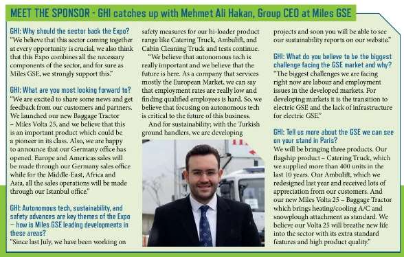 Miles GSE CEO’su Mehmet Ali Hakan’ın GHI Ağustos 2022 sayısındaki röportajı , Miles GSE Grup CEO’su Mehmet Ali Hakan, Ground Handling International’ın Ağustos 2022 sayısı için röportaj verdi.