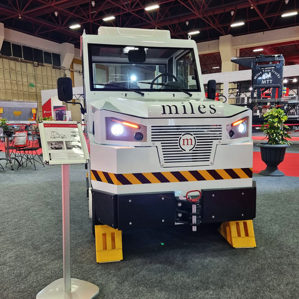 Miles GSE demonstrated its new Miles - Volta 25 Baggage Tractor for the first time!, Turkish Aviation Industry, Ground Support Equipment, Ground Handling