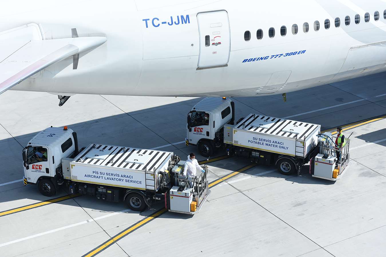 Toilettenservice-LKW